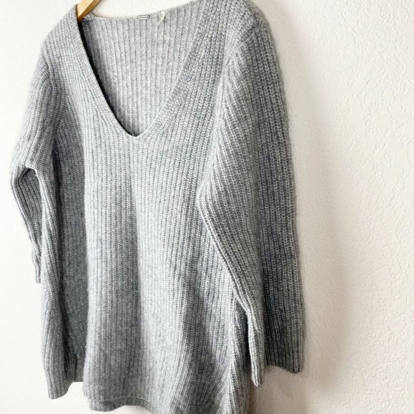 ELIE TAHARI gray Wool Cashmere Violetta sweater - Picture 6 of 9